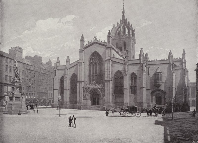 St Giles Church, Edinburgh af English Photographer
