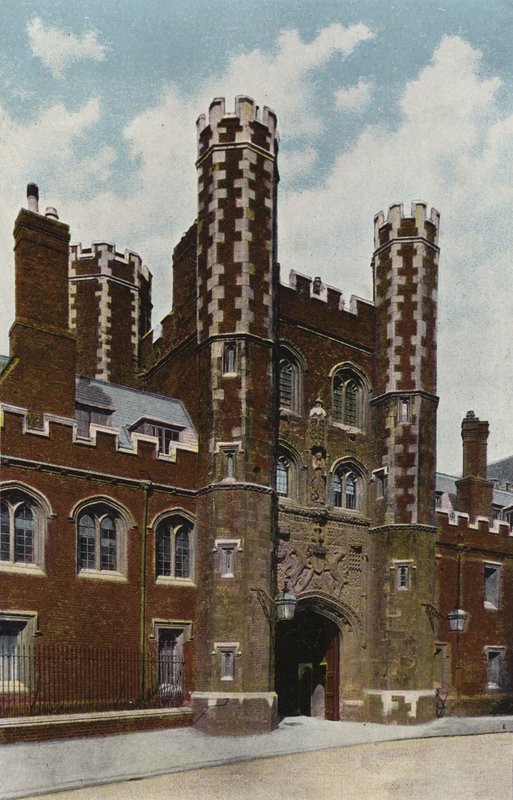 St. Johns College. Indgangsportal af English Photographer
