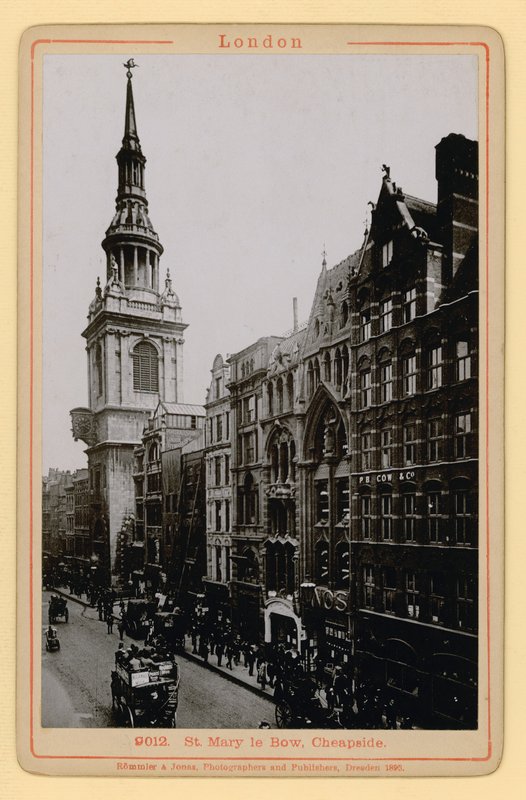 St Mary le Bow, Cheapside, London af English Photographer