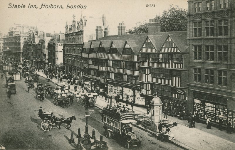 Staple Inn, Holborn, London af English Photographer