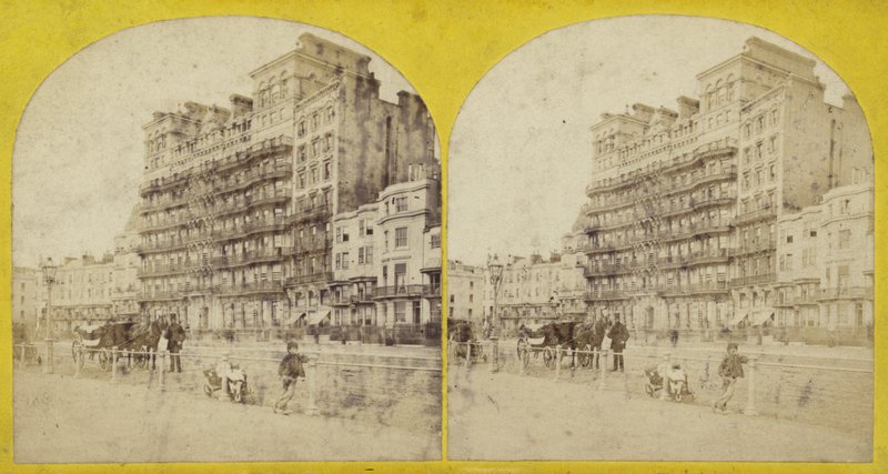 Stereoskopisk billede af Grand Hotel af English Photographer