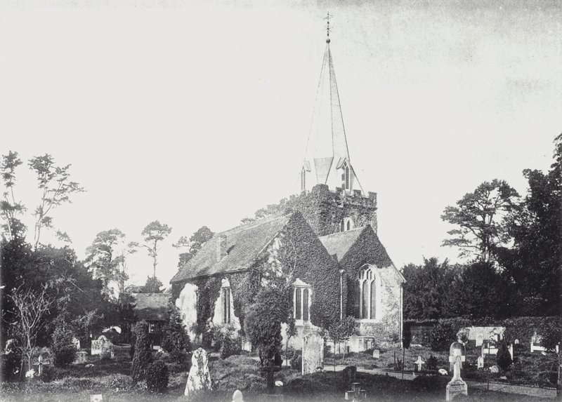 Stoke Poges Church (s/h foto) af English Photographer