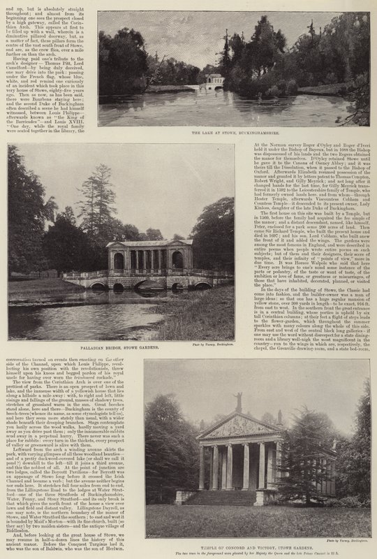 Stowe House i Buckinghamshire af English Photographer
