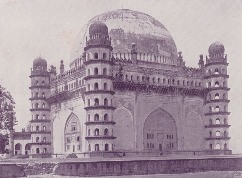 Sultan Muhammeds grav, Bijapur af English Photographer
