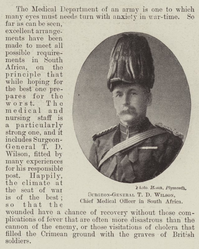 Kirurg-general T D Wilson, Chief Medical Officer i Sydafrika af English Photographer
