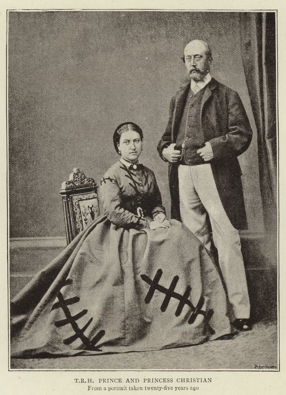 T R H Prins og Prinsesse Christian af English Photographer