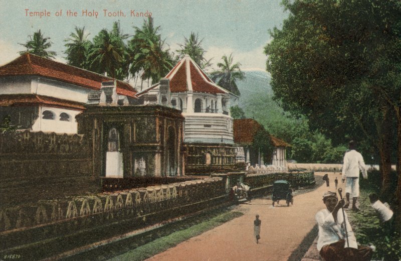 Den Hellige Tands Tempel, Kandy, Ceylon (foto) af English Photographer
