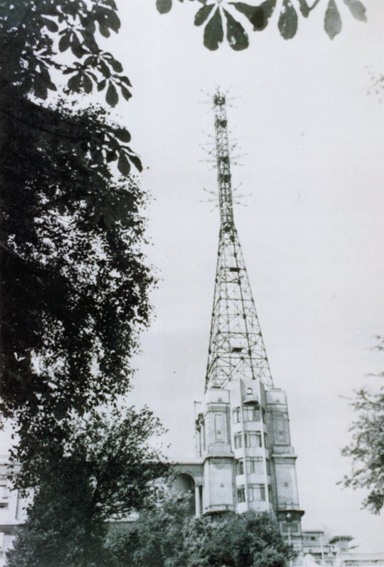 Alexandra Palace tv-udsender antenne af English Photographer