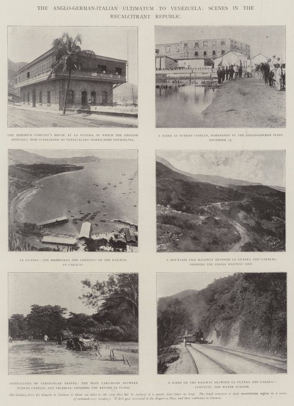 Det anglo-tysk-italienske Ultimatum til Venezuela, scener i den genstridige republik af English Photographer