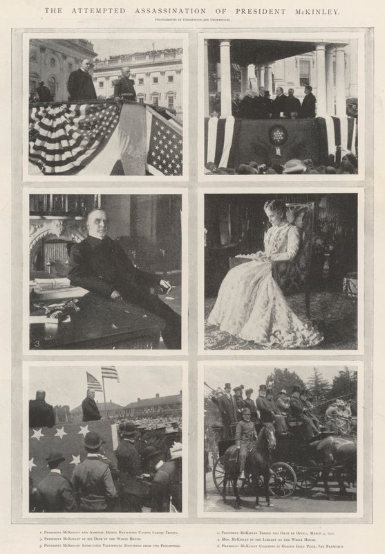 Attentatforsøg på præsident McKinley af English Photographer