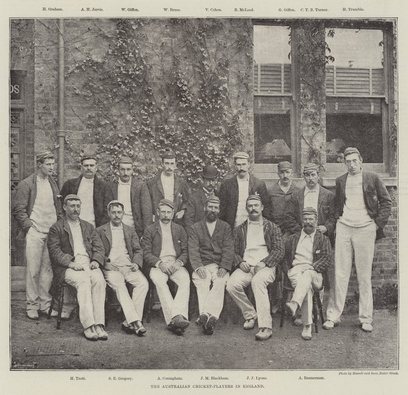 De australske cricket-spillere i England af English Photographer