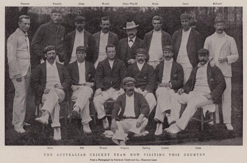 Det australske crickethold besøger nu dette land af English Photographer