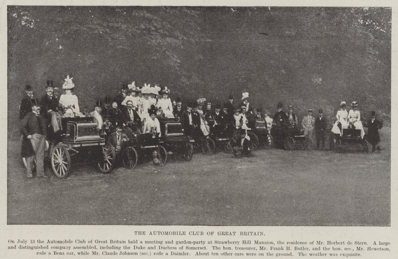 Automobilklubben i Storbritannien af English Photographer