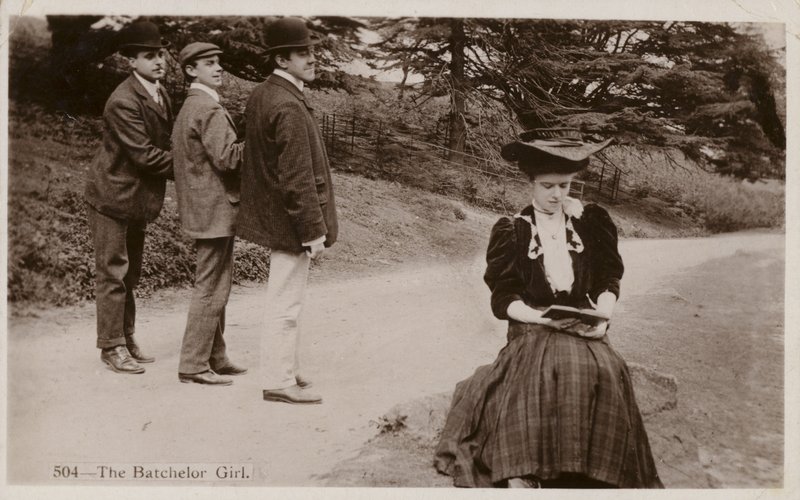 Ungkarlepigen af English Photographer