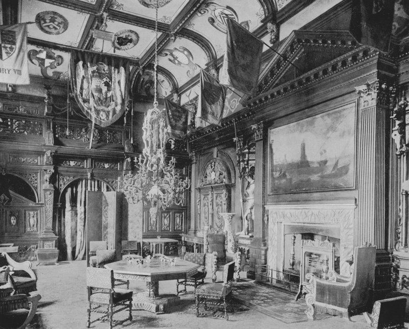 The Banket Hall, Knebworth (s/h foto) af English Photographer