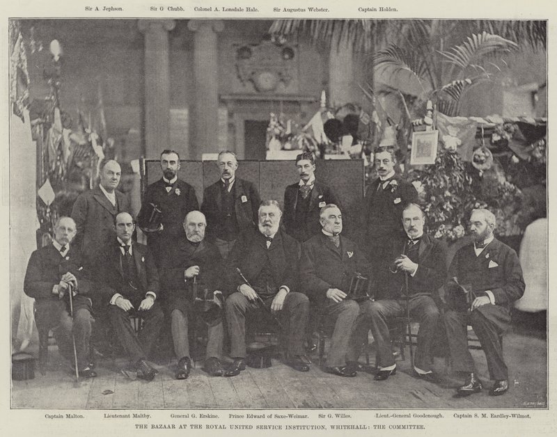 Bazaren ved Royal United Service Institution, Whitehall, udvalget af English Photographer