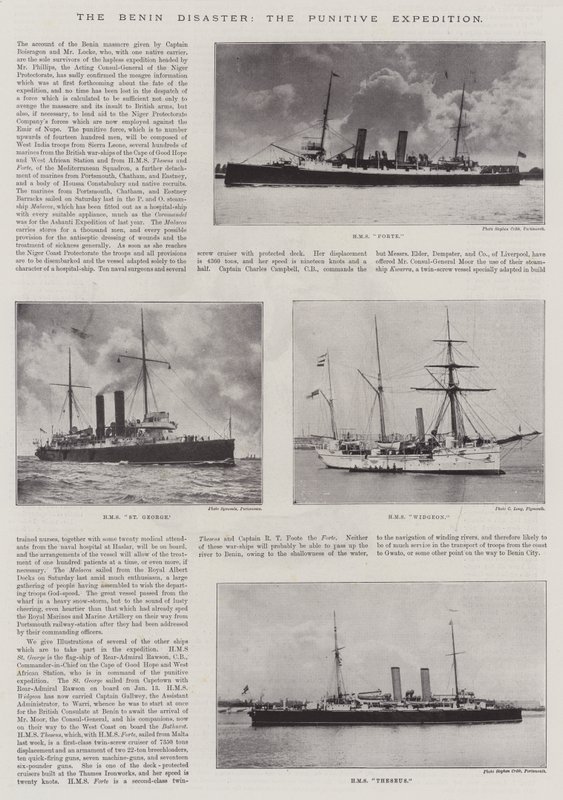 Benin-katastrofen, straffeekspeditionen af English Photographer