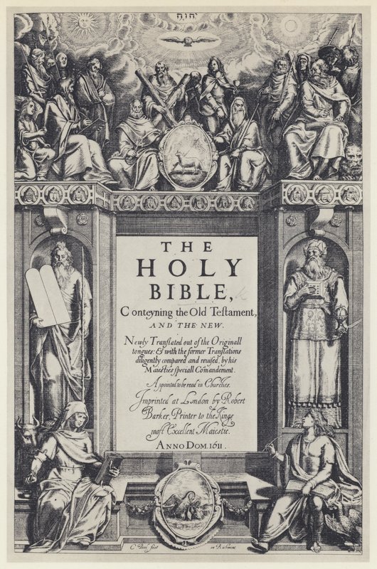 The Bible, R Barker 1611 (s/h foto) af English Photographer