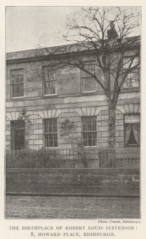 Robert Louis Stevensons fødested, 8, Howard Place, Edinburgh af English Photographer