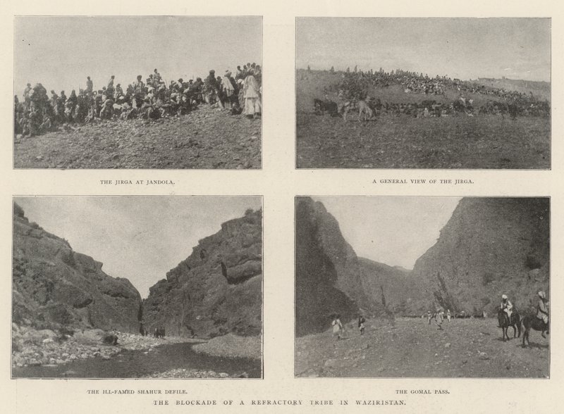 Blokaden af en ildfast stamme i Waziristan af English Photographer