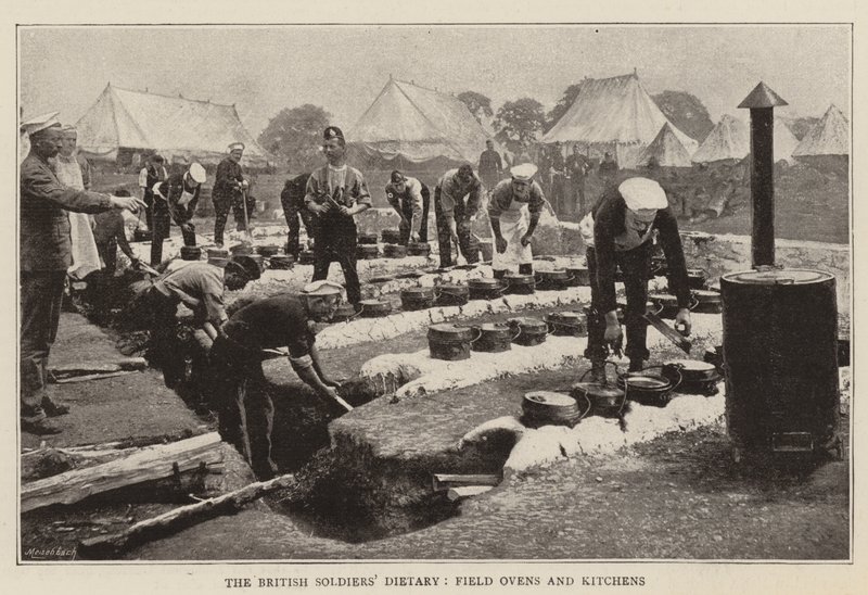 The British Soldiers Dietary, Field Ovens and Kitchens af English Photographer