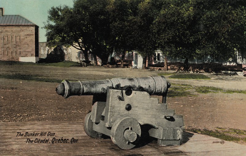 The Bunker Hill Gun, The Citadel, Quebec (foto) af English Photographer