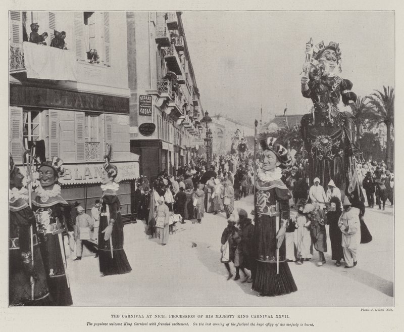 Karnevallet i Nice, Hans Majestæt Konge Karneval XXVII af English Photographer