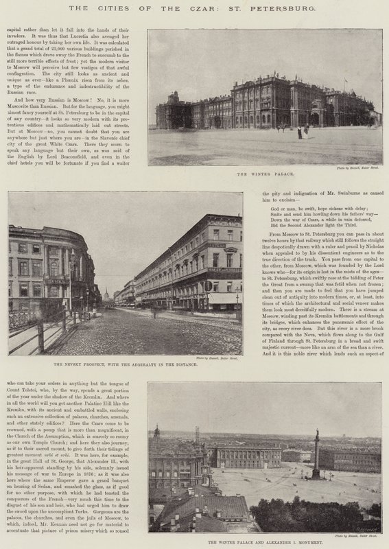 Czarens byer, Skt. Petersborg af English Photographer