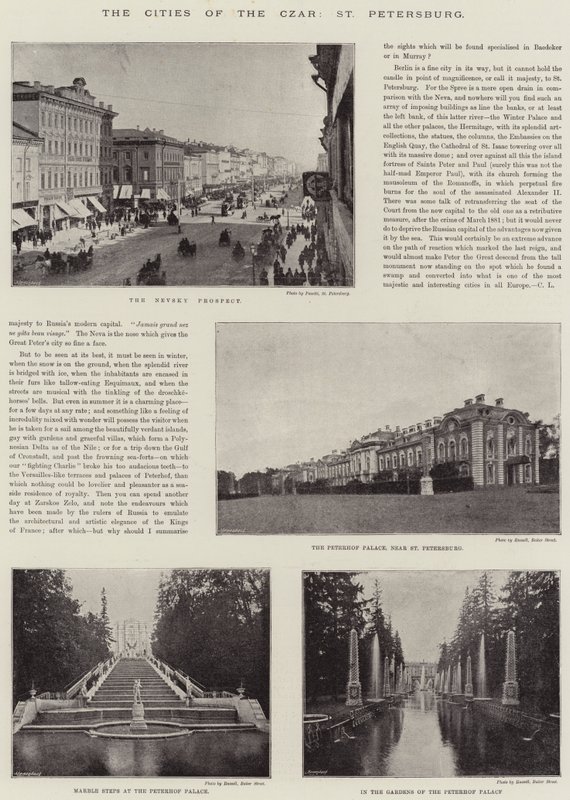 Czarens byer, Skt. Petersborg af English Photographer