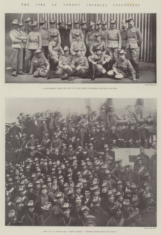 The City of London Imperial Volunteers af English Photographer