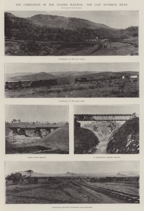 Fuldførelsen af Uganda Railway, the Last Hundred Miles af English Photographer