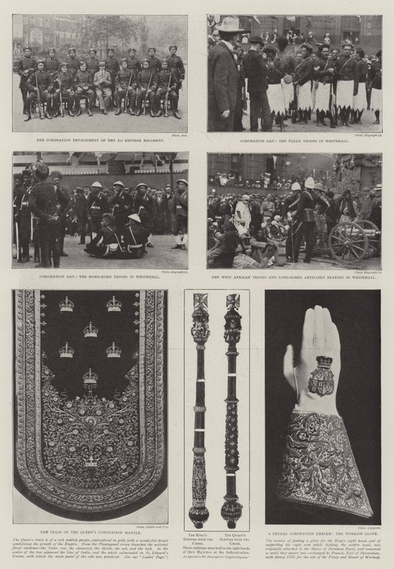 Kroningen af Edward VII af English Photographer