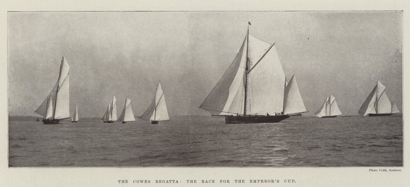 Cowes Regatta, Race for Emperors Cup af English Photographer