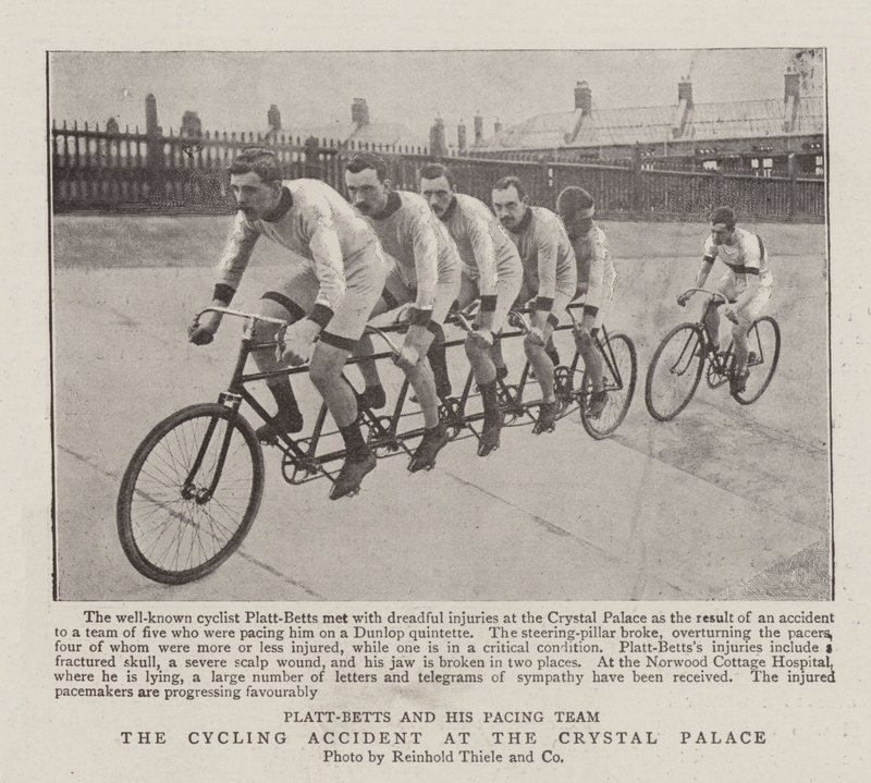 Cykelulykken ved Crystal Palace af English Photographer