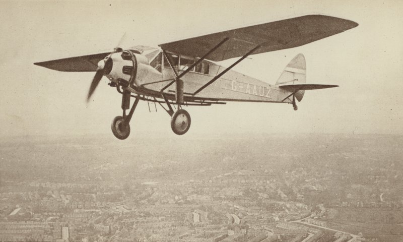 De Havilland "Hawk-Moth" (s/h foto) af English Photographer