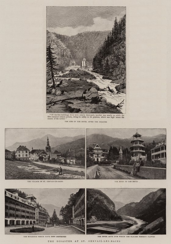 Katastrofen ved St. Gervais-les-Bains af English Photographer
