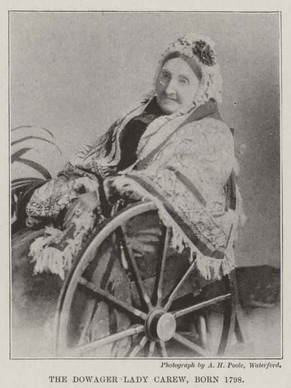 Enkefruen Carew, født 1798 af English Photographer