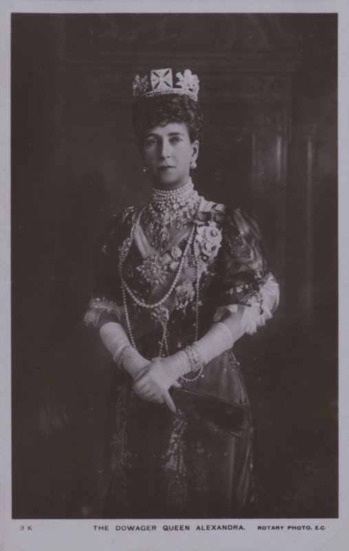 Enkedronningen Alexandra (s/h foto) af English Photographer