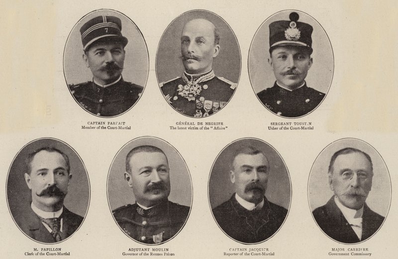 Dreyfus-krigsretten af English Photographer