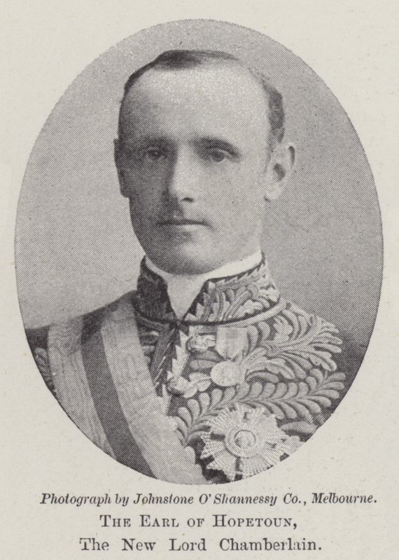 Jarlen af Hopetoun, den nye Lord Chamberlain af English Photographer