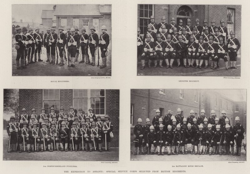 Ekspeditionen til Ashanti, Special Service Corps udvalgt fra britiske regimenter af English Photographer