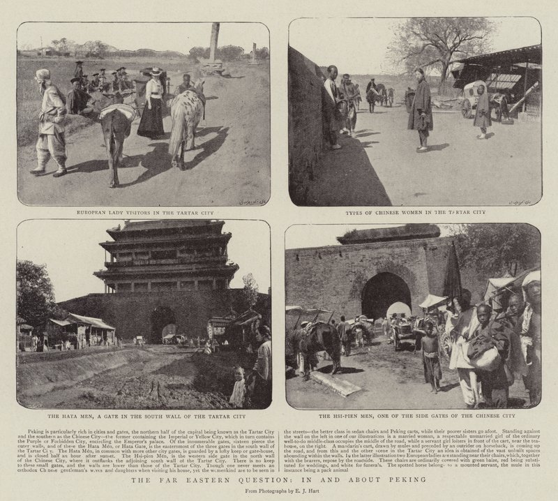 Det fjerne østlige spørgsmål, i og om Peking af English Photographer