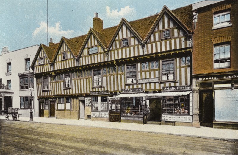 De fem gavle, Stratford-on-Avon af English Photographer
