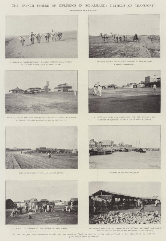 Den franske indflydelsessfære i Somaliland, Transportmetoder af English Photographer