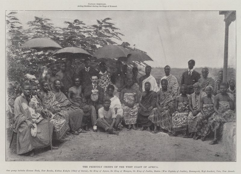 De venlige høvdinge på Afrikas vestkyst af English Photographer