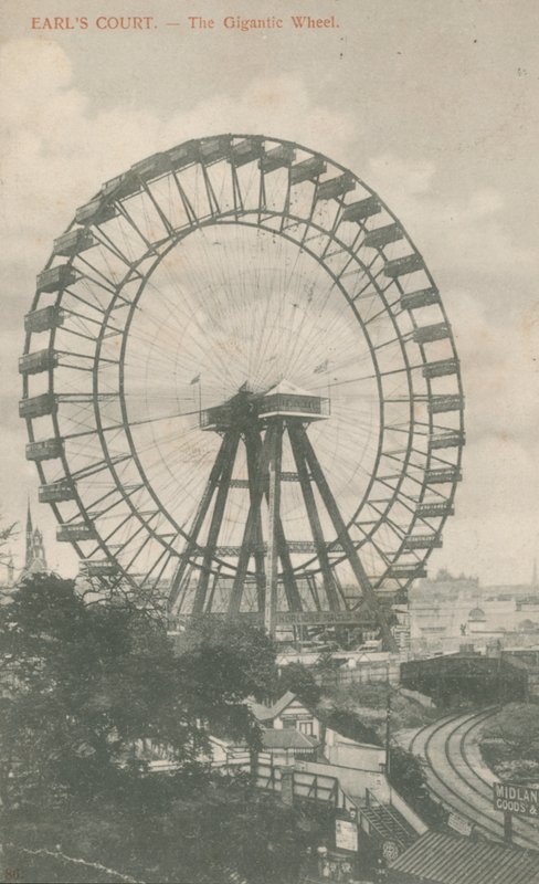 The Gigantic Wheel, Earls Court, London af English Photographer
