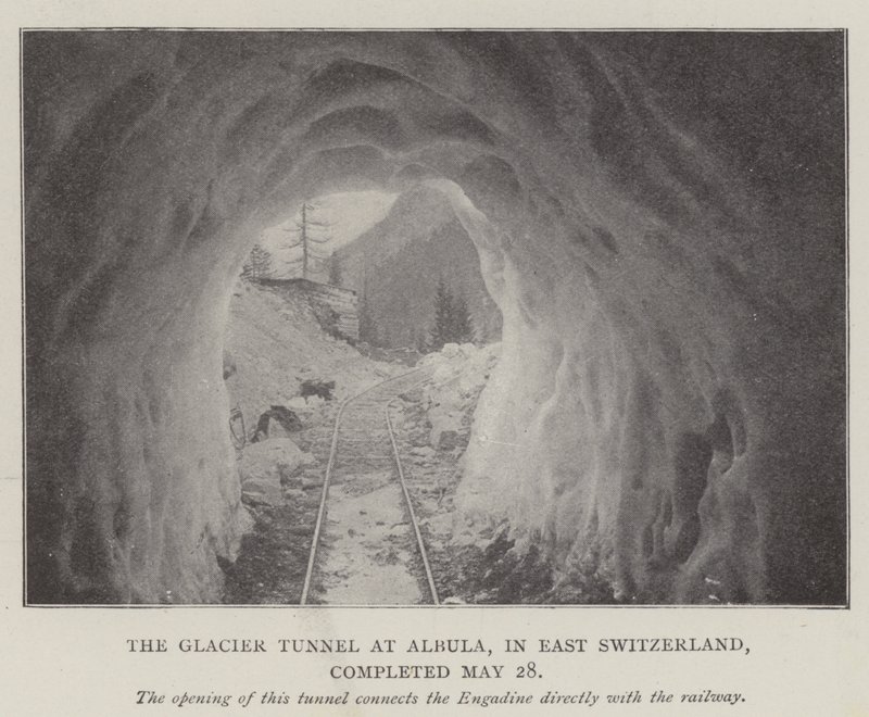 Glacier-tunnelen ved Albula, i Østschweiz, blev færdig den 28. maj af English Photographer