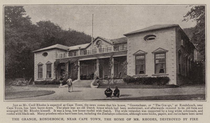 The Grange, Rondebosch, nær Cape Town, hr. Rhodes