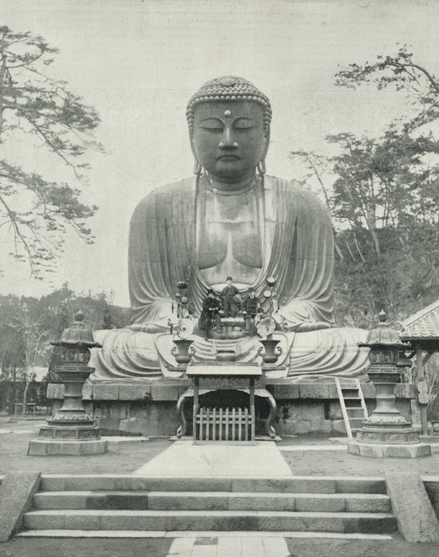Den Store Bronze Buddha, Japan (s/h foto) af English Photographer