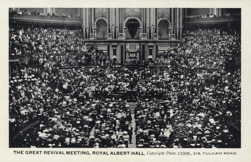 The Great Revival Meeting, Royal Albert Hall, London af English Photographer